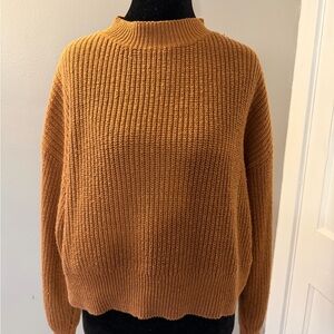 Burnt Orange/ Rust OVERSIZED Colored Sweater WITH OPEN X back